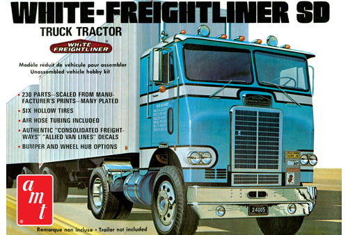 White Freightliner Single Drive Tractor