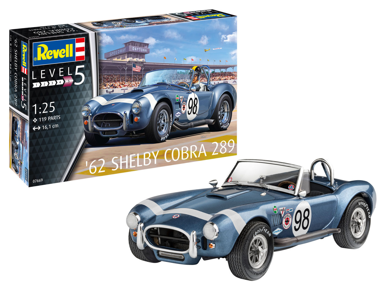 62 Shelby Cobra 289 Model Car Kit
