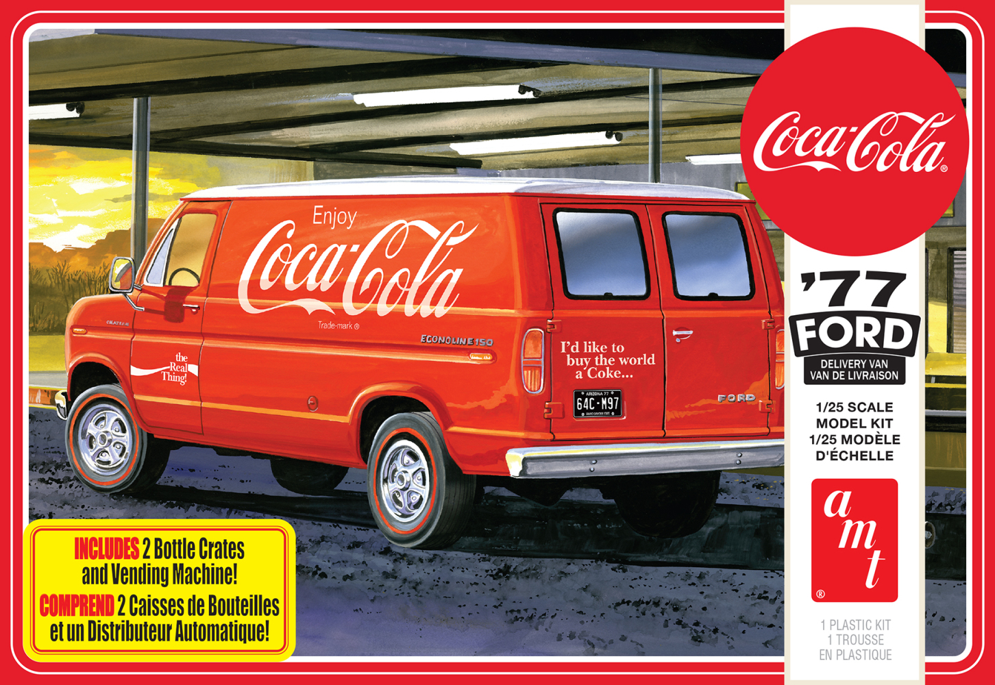 1977 Ford Van with Vending Machine (Coca-Cola)